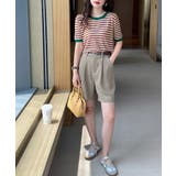 ボーダーニットトップス 半袖 レディース | SUNSHINE CLOSET | 詳細画像23 
