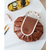 巾着コスメポーチ PUレザーメイクポーチ | SUNSHINE CLOSET | 詳細画像6 