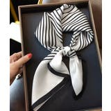 スクエアスカーフ シルク調スカーフ 上品 | SUNSHINE CLOSET | 詳細画像1 