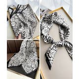 スクエアスカーフ シルク調スカーフ 上品 | SUNSHINE CLOSET | 詳細画像22 