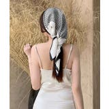 スクエアスカーフ シルク調スカーフ 上品 | SUNSHINE CLOSET | 詳細画像4 