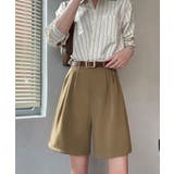 ５分丈 タックショートパンツ レディース | SUNSHINE CLOSET | 詳細画像8 