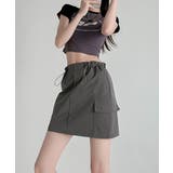 カーゴスカート ミニスカートハイウエスト | SUNSHINE CLOSET | 詳細画像4 