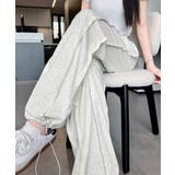 ワイドスウェットパンツ フロントライン | SUNSHINE CLOSET | 詳細画像1 