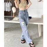 ダメージデニムパンツ クラッシュジーンズ | SUNSHINE CLOSET | 詳細画像17 