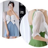 水着 体型カバー リボン ワンピース水着 | SUNSHINE CLOSET | 詳細画像9