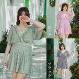 小花柄 ぽっちゃり水着 大きいサイズ温泉 | SUNSHINE CLOSET | 詳細画像2 