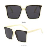 スクエアサングラス ビックフレームメガネ | SUNSHINE CLOSET | 詳細画像12 