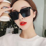 スクエアサングラス ビックフレームメガネ | SUNSHINE CLOSET | 詳細画像5 