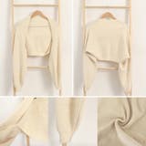 ボレロニットカーディガン クロップド丈秋 | SUNSHINE CLOSET | 詳細画像3
