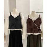 ノーカラーブラウスレディースおしゃれ 重ね着風トップス 前開きシャツ体型カバーフ… | SUNSHINE CLOSET | 詳細画像11 