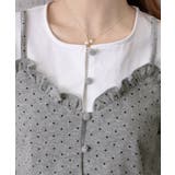 ノーカラーブラウスレディースおしゃれ 重ね着風トップス 前開きシャツ体型カバーフ… | SUNSHINE CLOSET | 詳細画像14 