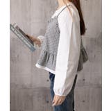 ノーカラーブラウスレディースおしゃれ 重ね着風トップス 前開きシャツ体型カバーフ… | SUNSHINE CLOSET | 詳細画像15 