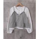 ノーカラーブラウスレディースおしゃれ 重ね着風トップス 前開きシャツ体型カバーフ… | SUNSHINE CLOSET | 詳細画像17 