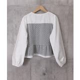 ノーカラーブラウスレディースおしゃれ 重ね着風トップス 前開きシャツ体型カバーフ… | SUNSHINE CLOSET | 詳細画像18 