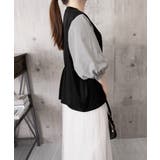 レディース大人カジュアル 韓国風チェック柄袖ドッキングブラウス ボリュームスリー… | SUNSHINE CLOSET | 詳細画像23 