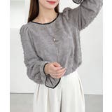レディース キャンディスリーブジャガードトップス 丸首 | SUNSHINE CLOSET | 詳細画像5