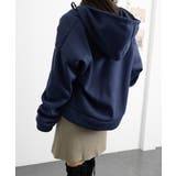 ジップパーカー 韓国ショート丈フーディー | ANGELCLOSET | 詳細画像17