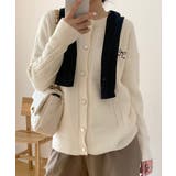 リボンワンポイントニットカーディガン秋冬 | SUNSHINE CLOSET | 詳細画像2