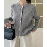 リボンワンポイントニットカーディガン秋冬 | SUNSHINE CLOSET | 詳細画像8