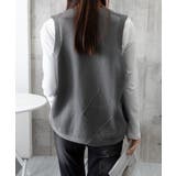 ニットベスト レディース 前開きチョッキ | SUNSHINE CLOSET | 詳細画像13 