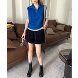 ハーフジップ ニットベストスタンドカラー | SUNSHINE CLOSET | 詳細画像10 