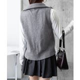 ハーフジップ ニットベストスタンドカラー | SUNSHINE CLOSET | 詳細画像18 