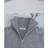 ハーフジップ ニットベストスタンドカラー | SUNSHINE CLOSET | 詳細画像21 