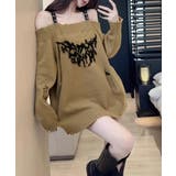 オフショルニットミニワンピース ダメージ | SUNSHINE CLOSET | 詳細画像6 