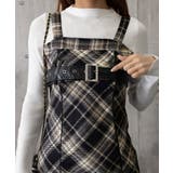 チェック柄サスペンダーワンピースベルト付 | SUNSHINE CLOSET | 詳細画像19 