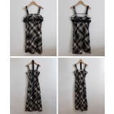 チェック柄サスペンダーワンピースベルト付 | SUNSHINE CLOSET | 詳細画像22 