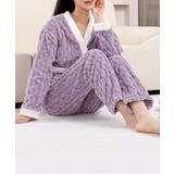 フリースパジャマ上下セット冬ルームウェア | SUNSHINE CLOSET | 詳細画像16 