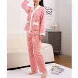 フリースパジャマ上下セット冬ルームウェア | SUNSHINE CLOSET | 詳細画像18 