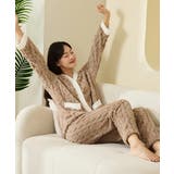 フリースパジャマ上下セット冬ルームウェア | SUNSHINE CLOSET | 詳細画像2 