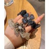 華やかな大ぶりオーガンジー髪飾り シアー素材ヘアアクセサリー韓国風ラインストーン… | SUNSHINE CLOSET | 詳細画像14