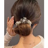 華やかな大ぶりオーガンジー髪飾り シアー素材ヘアアクセサリー韓国風ラインストーン… | SUNSHINE CLOSET | 詳細画像3