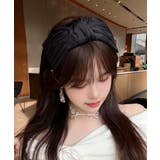 大人可愛い幅広カチューシャ 上品プリーツ髪飾り韓国風ヘアアクセサリー クロスター… | SUNSHINE CLOSET | 詳細画像2