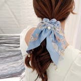 花柄 スカーフシュシュ春夏リボンヘアゴム | SUNSHINE CLOSET | 詳細画像11 