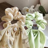 花柄 スカーフシュシュ春夏リボンヘアゴム | SUNSHINE CLOSET | 詳細画像3 