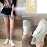 厚底スニーカー キャンバススニーカー韓国 | ANGELCLOSET | 詳細画像12