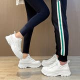 厚底スニーカー キャンバススニーカー韓国 | ANGELCLOSET | 詳細画像13