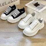 厚底スニーカー キャンバススニーカー韓国 | ANGELCLOSET | 詳細画像2