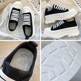 厚底スニーカー キャンバススニーカー韓国 | ANGELCLOSET | 詳細画像3