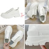 厚底スニーカー キャンバススニーカー韓国 | ANGELCLOSET | 詳細画像4