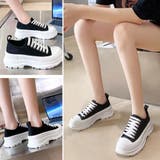 厚底スニーカー キャンバススニーカー韓国 | ANGELCLOSET | 詳細画像7