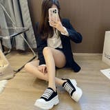 厚底スニーカー キャンバススニーカー韓国 | ANGELCLOSET | 詳細画像8