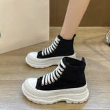 ハイカットスニーカー 韓国厚底スニーカー | ANGELCLOSET | 詳細画像1