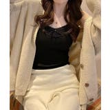 カップ付きキャミソールレーストリムキャミ | SUNSHINE CLOSET | 詳細画像7 