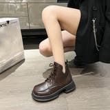 ショートブーツ 厚底 ワークブーツ 美脚 | SUNSHINE CLOSET | 詳細画像12 