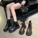 ショートブーツ 厚底 ワークブーツ 美脚 | SUNSHINE CLOSET | 詳細画像14 